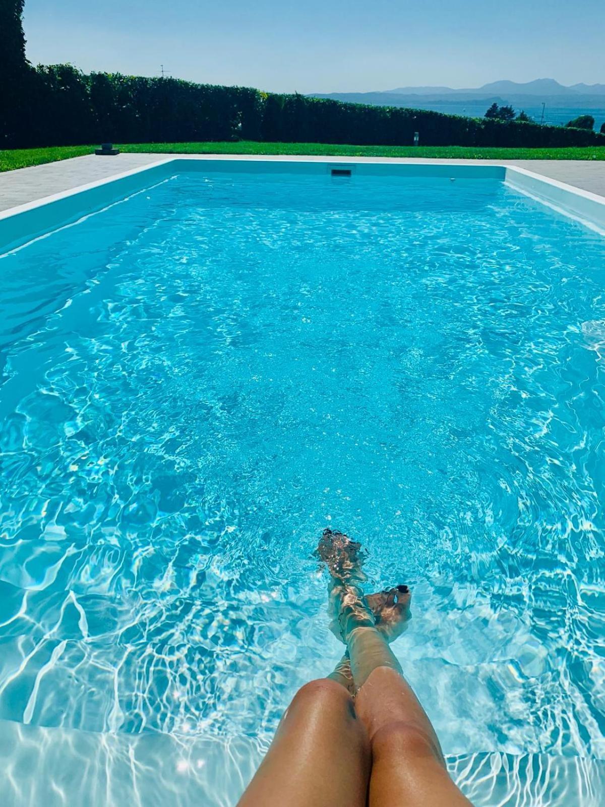 Lhv Garda Lake - Private Pool And Spa Bardolino Exterior foto